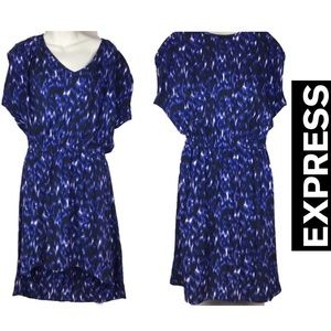 Express Purple Asymmetrical Dress Fresh Fashion